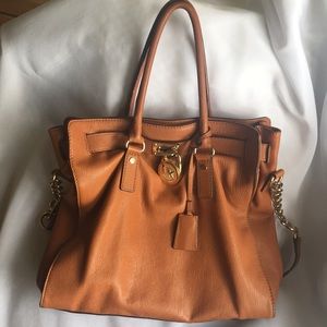 Tan Michael kors bag